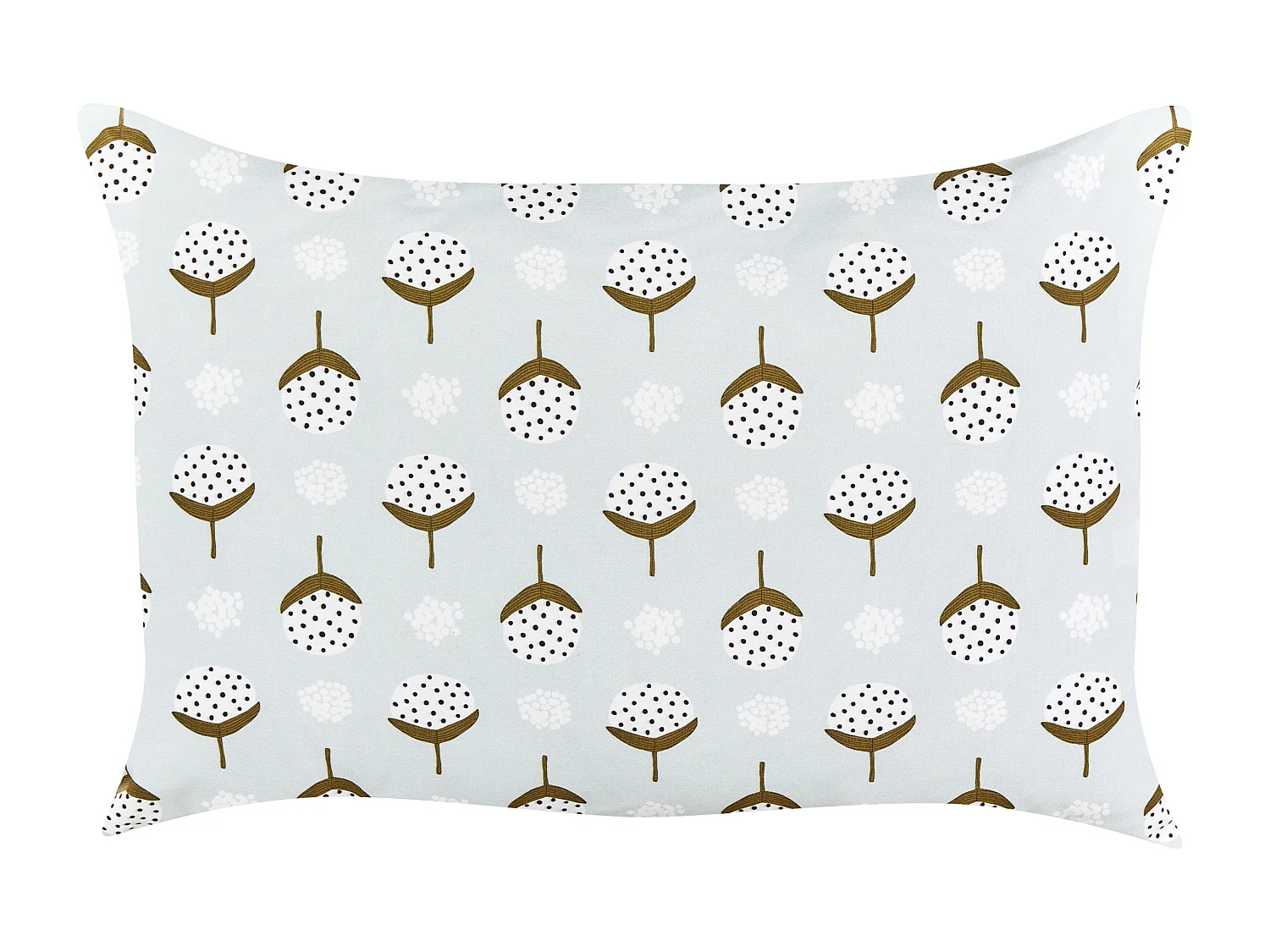 Conjunto de 2 almofadas de jardim CUNEO Padrão geométrico 40 x 60 cm Verde