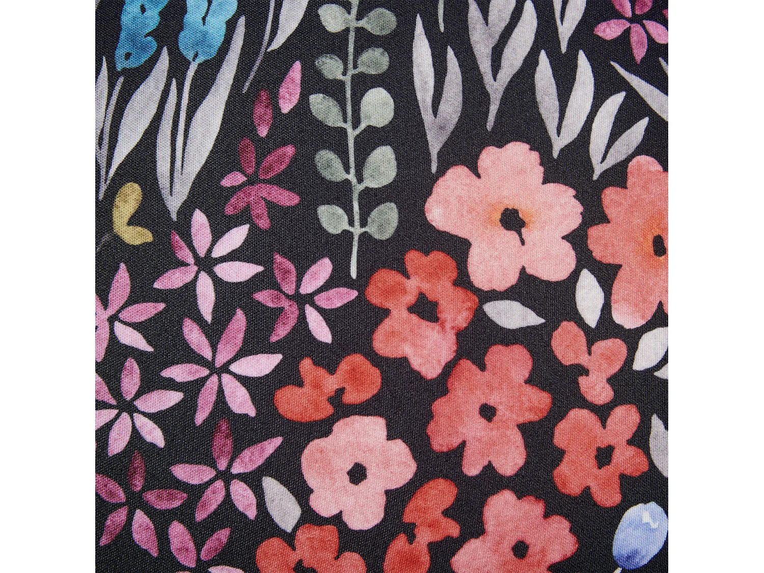 Set van 2 tuinkussens CASTELARO Bloempatroon 40 x 40 cm Multicolor