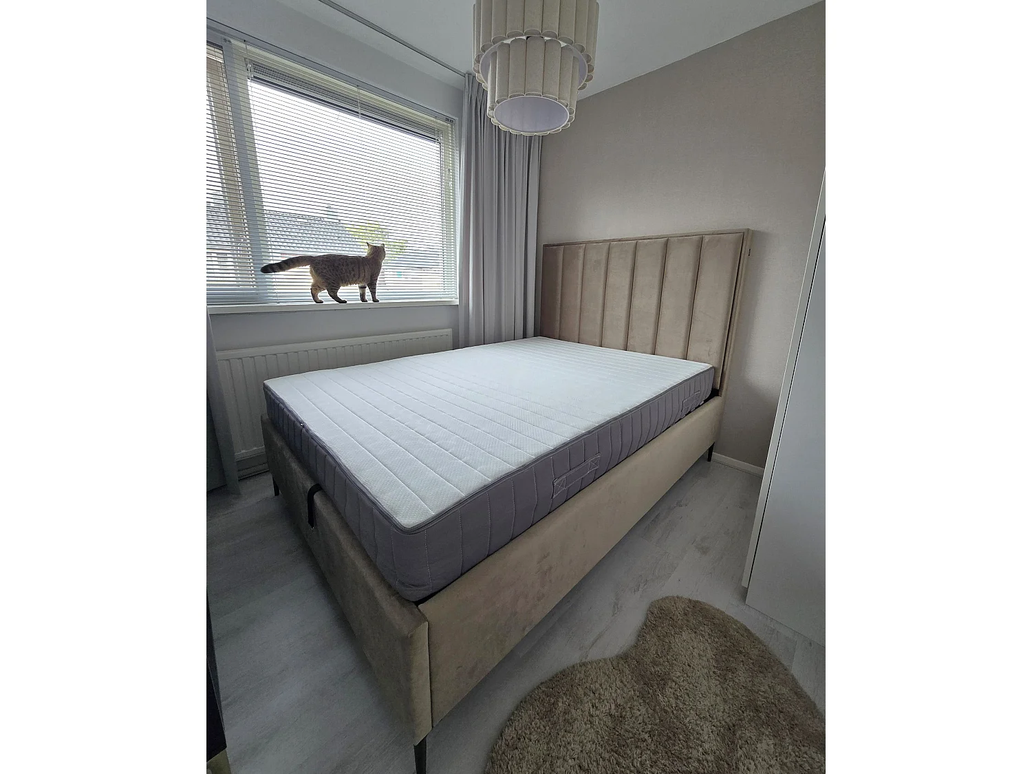 Traagschuim pocketvering matras FLUFFY Hard 140 x 200 cm