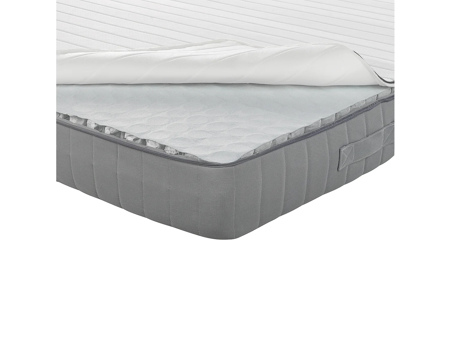 Matelas à ressorts ensachés en mousse à mémoire de forme FLUFFY Ferme 180 x 200 cm