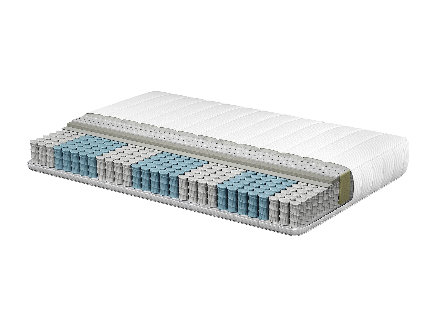 Matelas à ressorts ensachés en latex SPRINGY H2/3 Moyen 180 x 200 cm