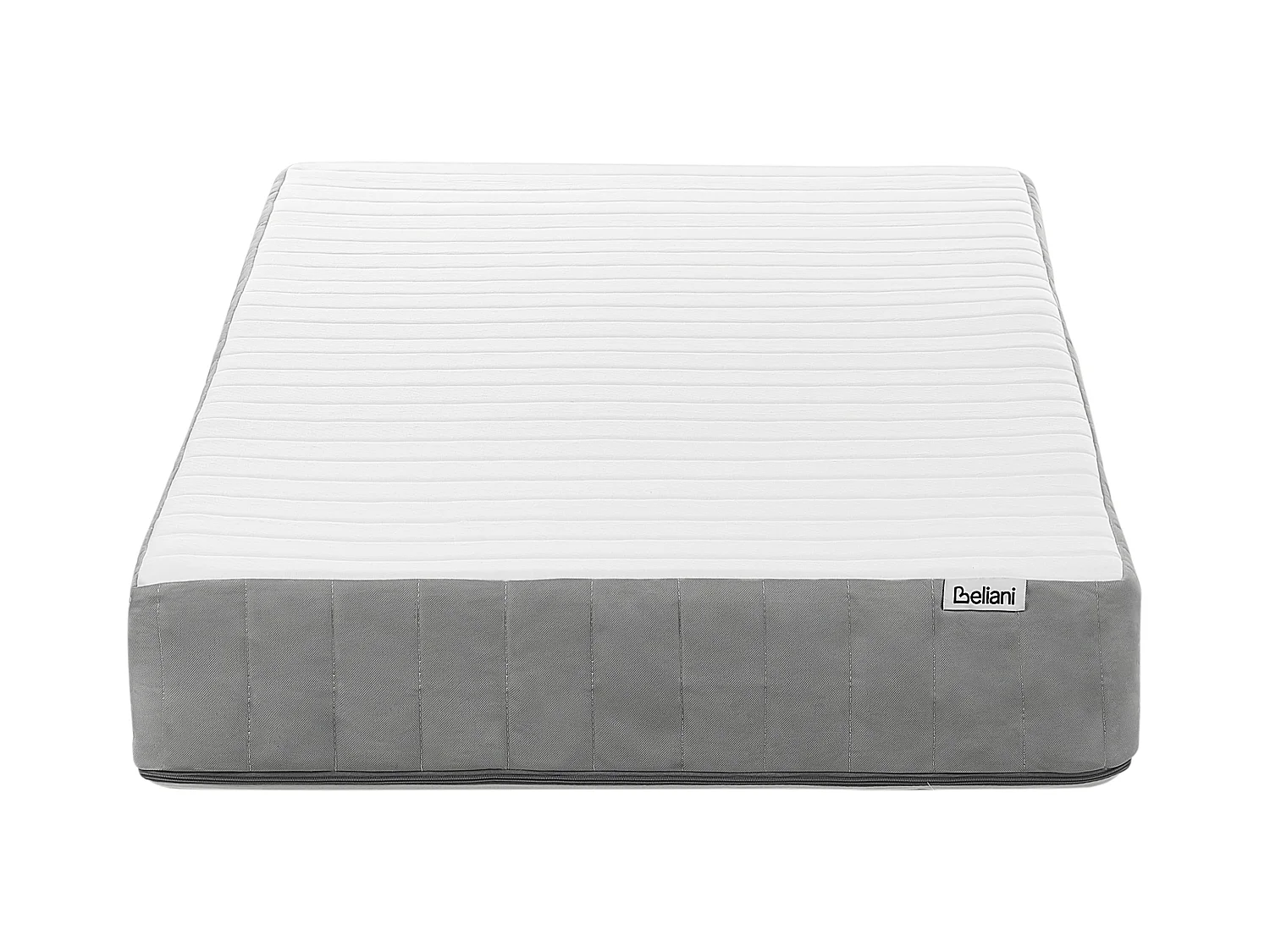 Matratze Taschenfederkern Memory Foam hart 90x200 cm weiß abnehmbar Fluffy