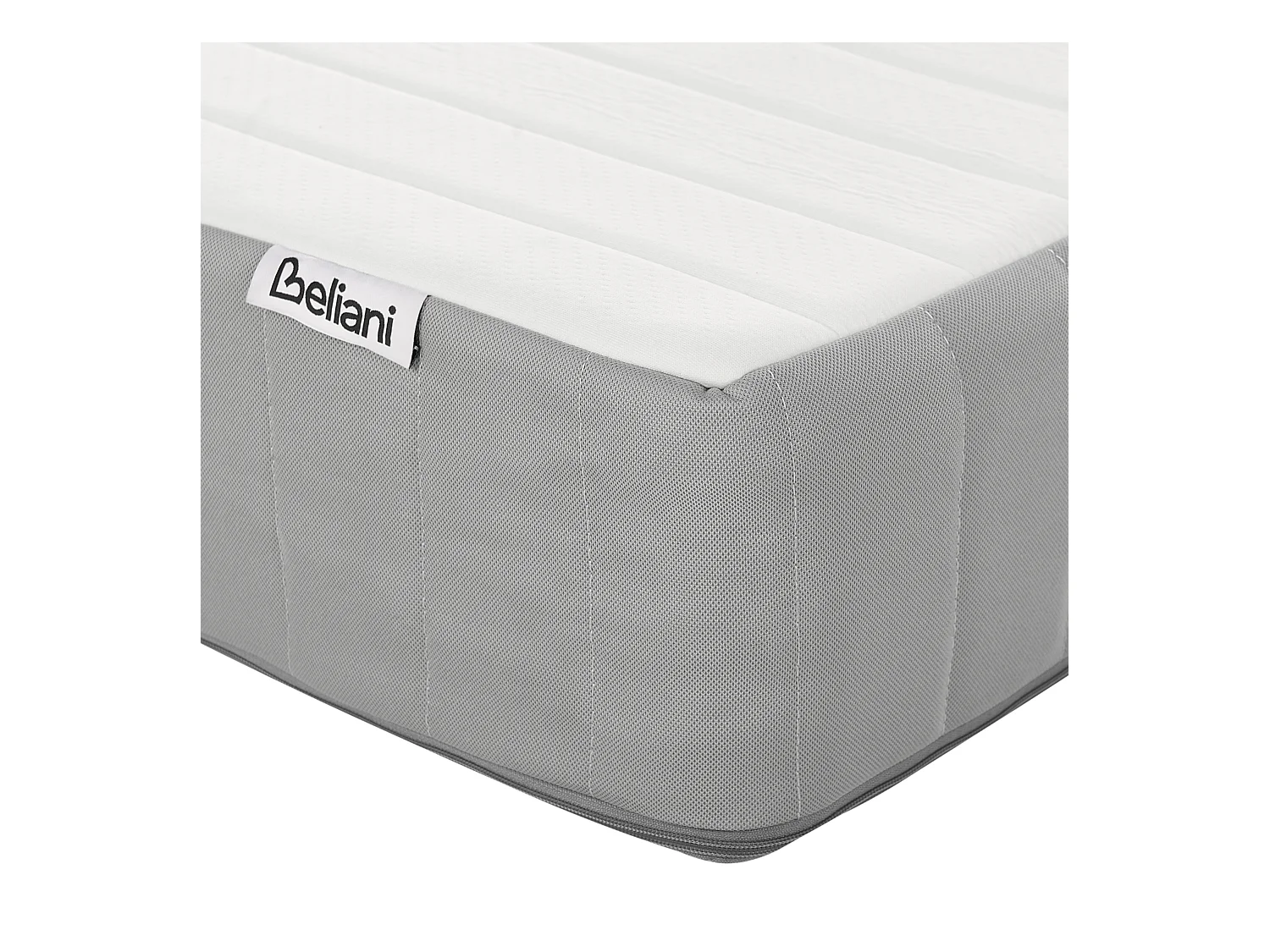 Matratze Taschenfederkern Memory Foam hart 90x200 cm weiß abnehmbar Fluffy