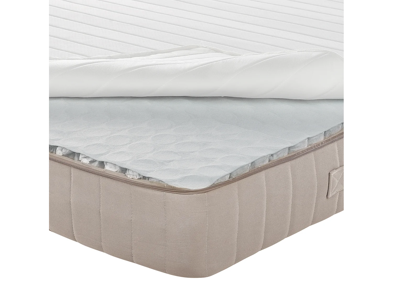 Matelas à ressorts ensachés en latex SPRINGY H2/3 Moyen 90 x 200 cm