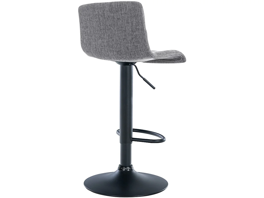 Tabouret de bar - Tissu - Gris clair - Hoover