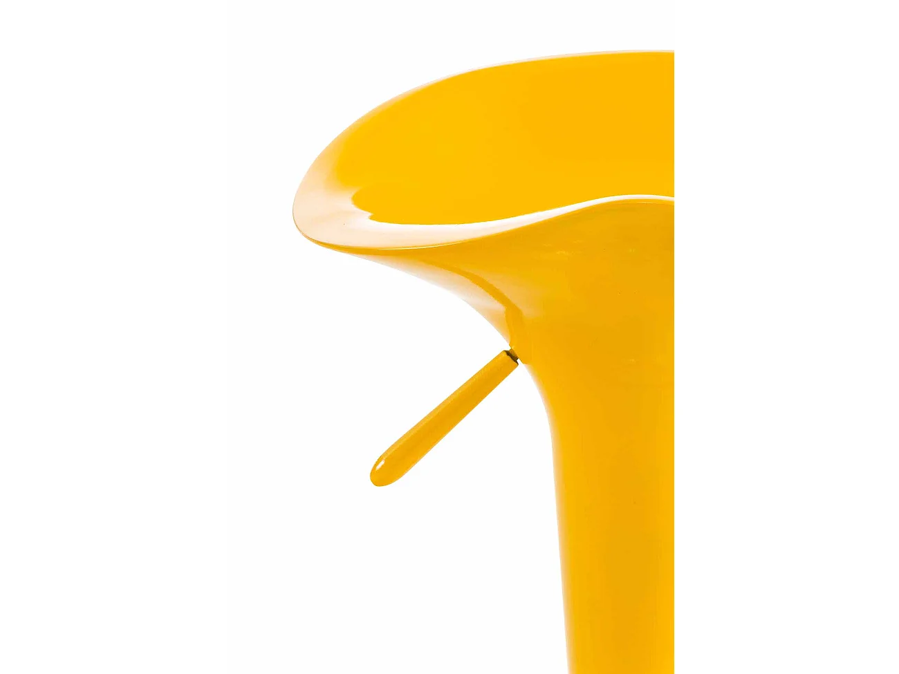 Tabouret de bar - Plastique - Jaune - Saddle