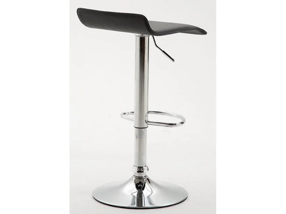 Lot de 2  Tabouret de bar - Similicuir & Métal - Noir - Dyn V2