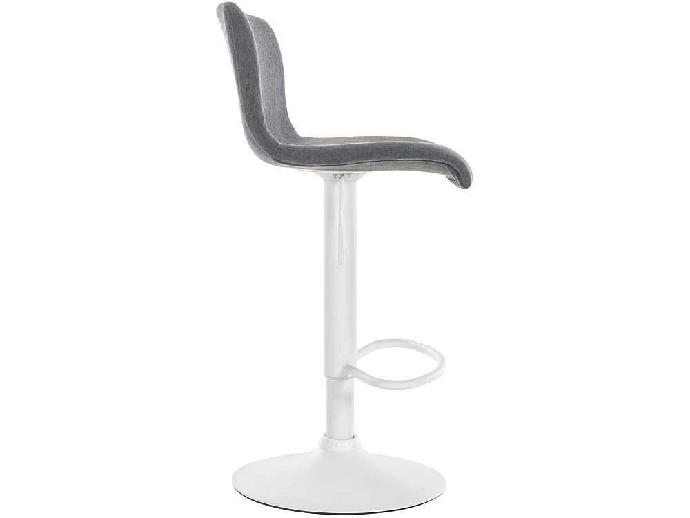 Tabouret de bar - Tissu - Gris clair - Hoover