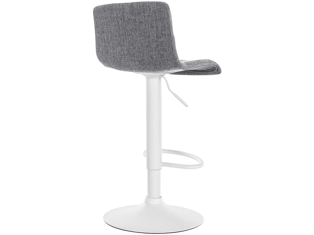 Tabouret de bar - Tissu - Gris clair - Hoover