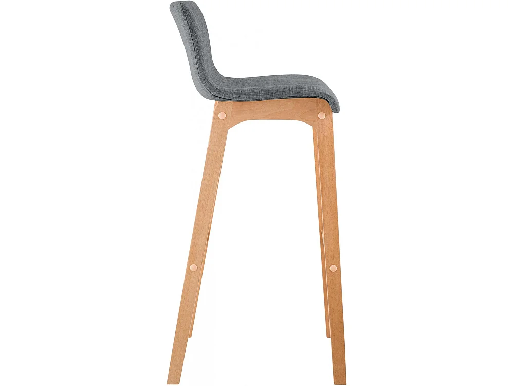 Tabouret de bar - Tissu - Gris clair - Hoover