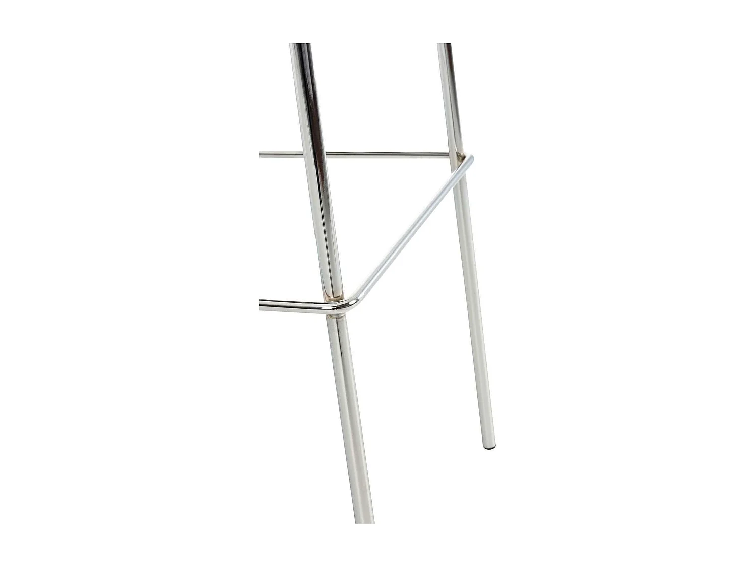 Tabouret de bar - Tissu & Chrome - Bleu - Hoover