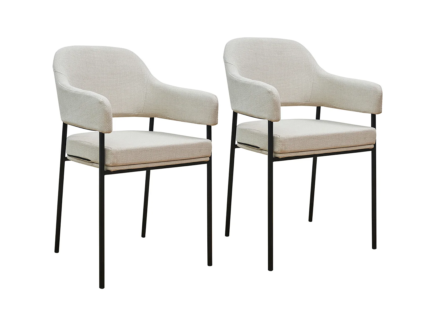 Lot de 2 chaises de salle à manger