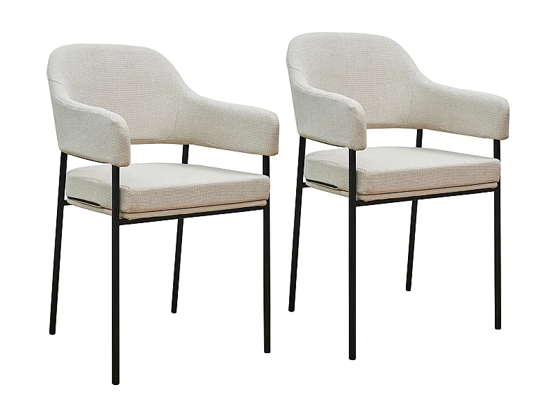 Lot de 2 chaises de salle à manger