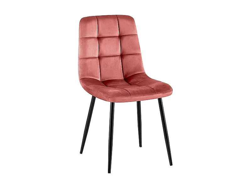 chaise salle à manger - Velours - Rose - Antibes