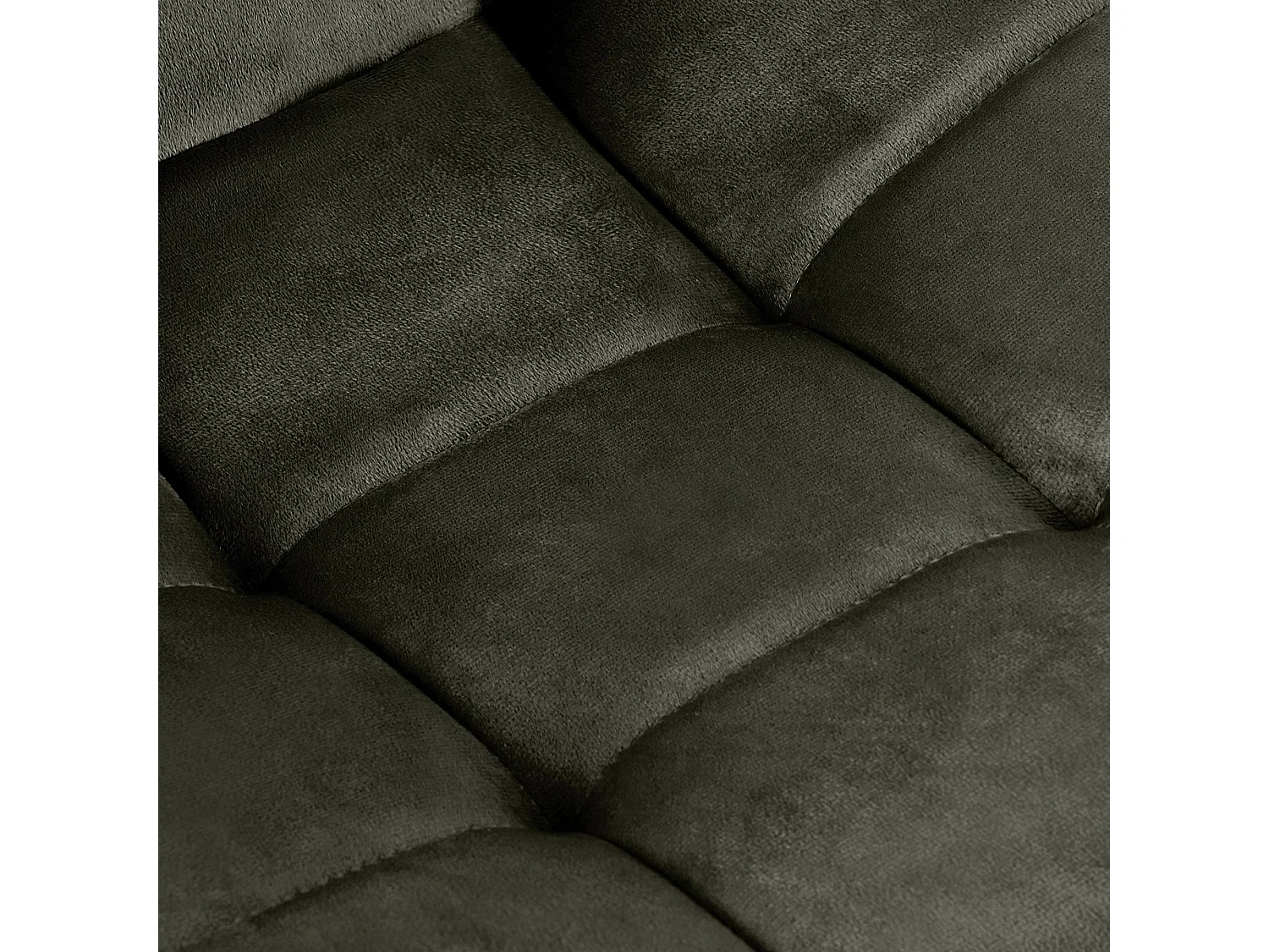 chaise salle à manger - Velours - Anthracite - Antibes