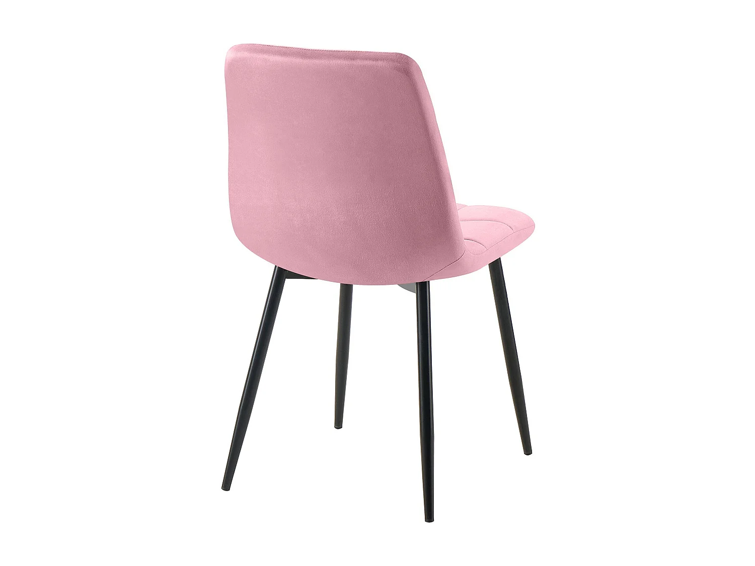 Lot de 4  chaise salle à manger - Velours - Rose - Antibes