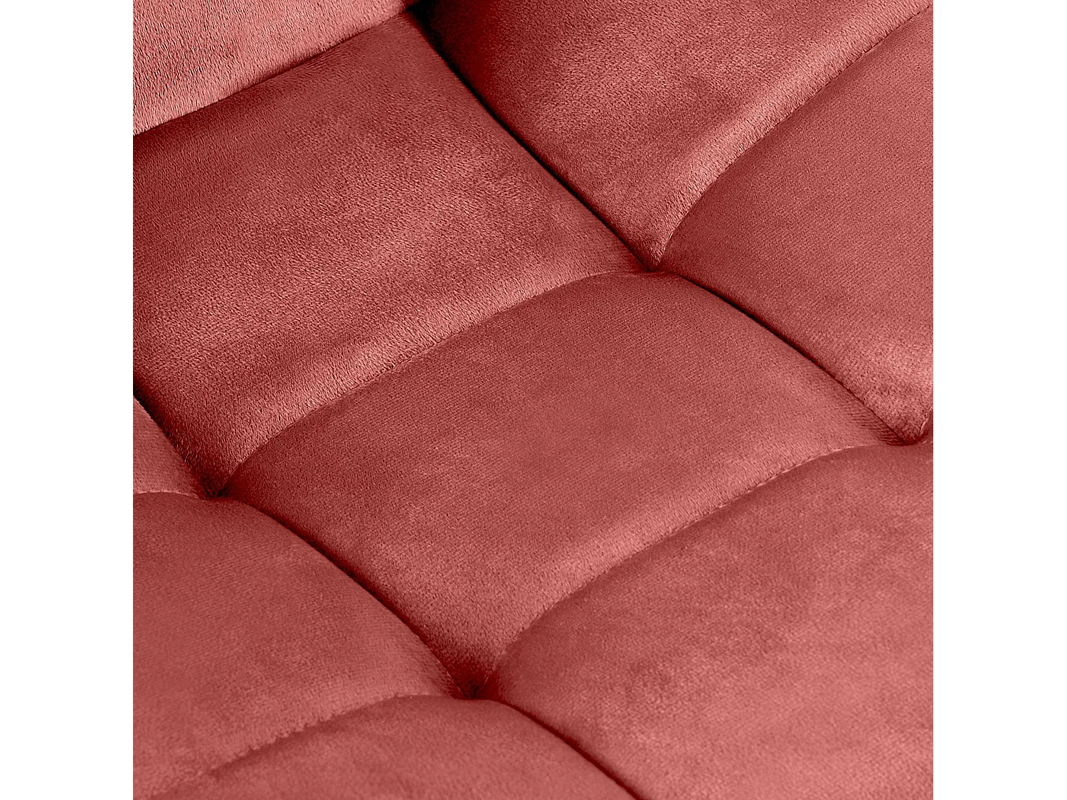 Lot de 4  chaise salle à manger - Velours - Rose - Antibes
