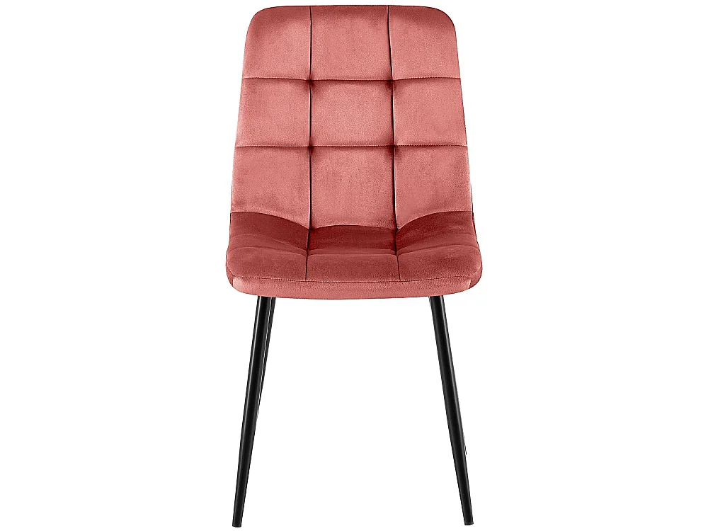 Lot de 4  chaise salle à manger - Velours - Rose - Antibes