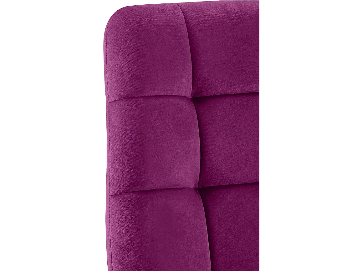 Lot de 4  chaise salle à manger - Velours - Violet - Antibes