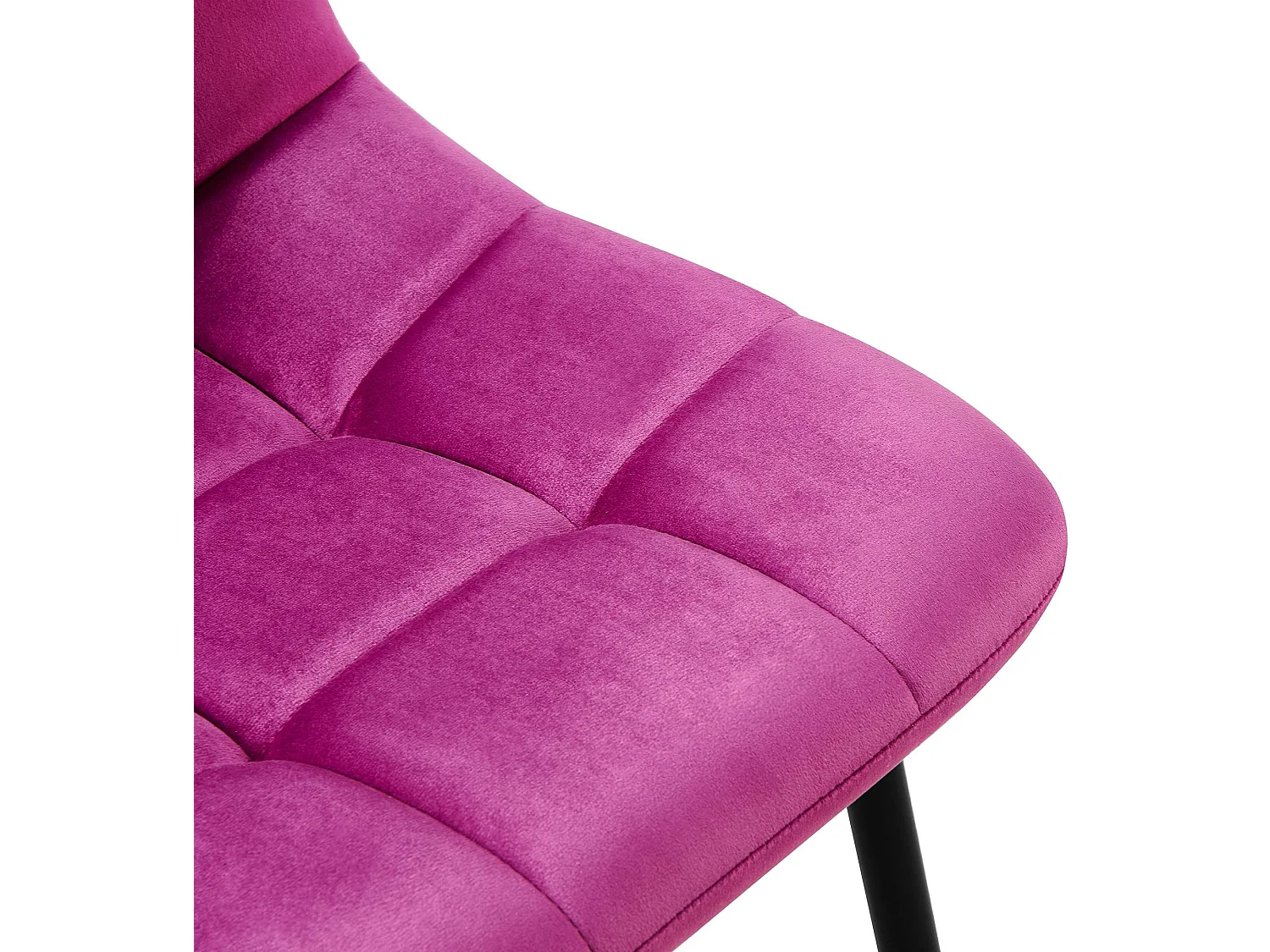 Lot de 4  chaise salle à manger - Velours - Violet - Antibes