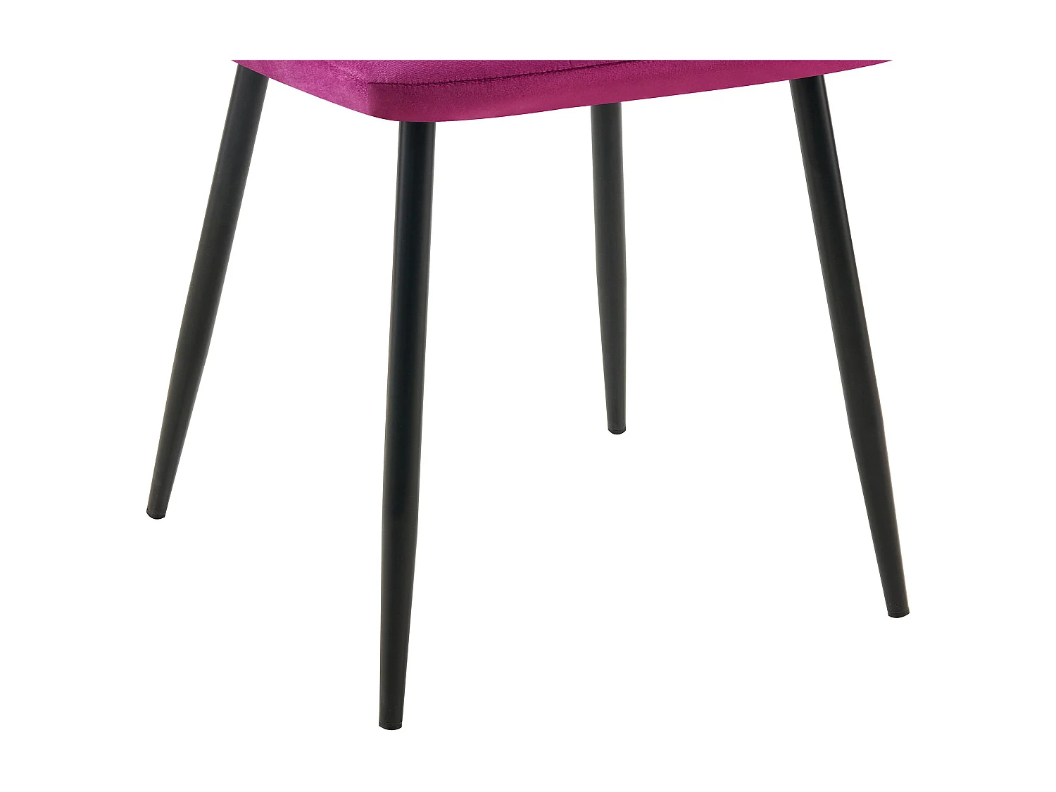 Lot de 4  chaise salle à manger - Velours - Violet - Antibes