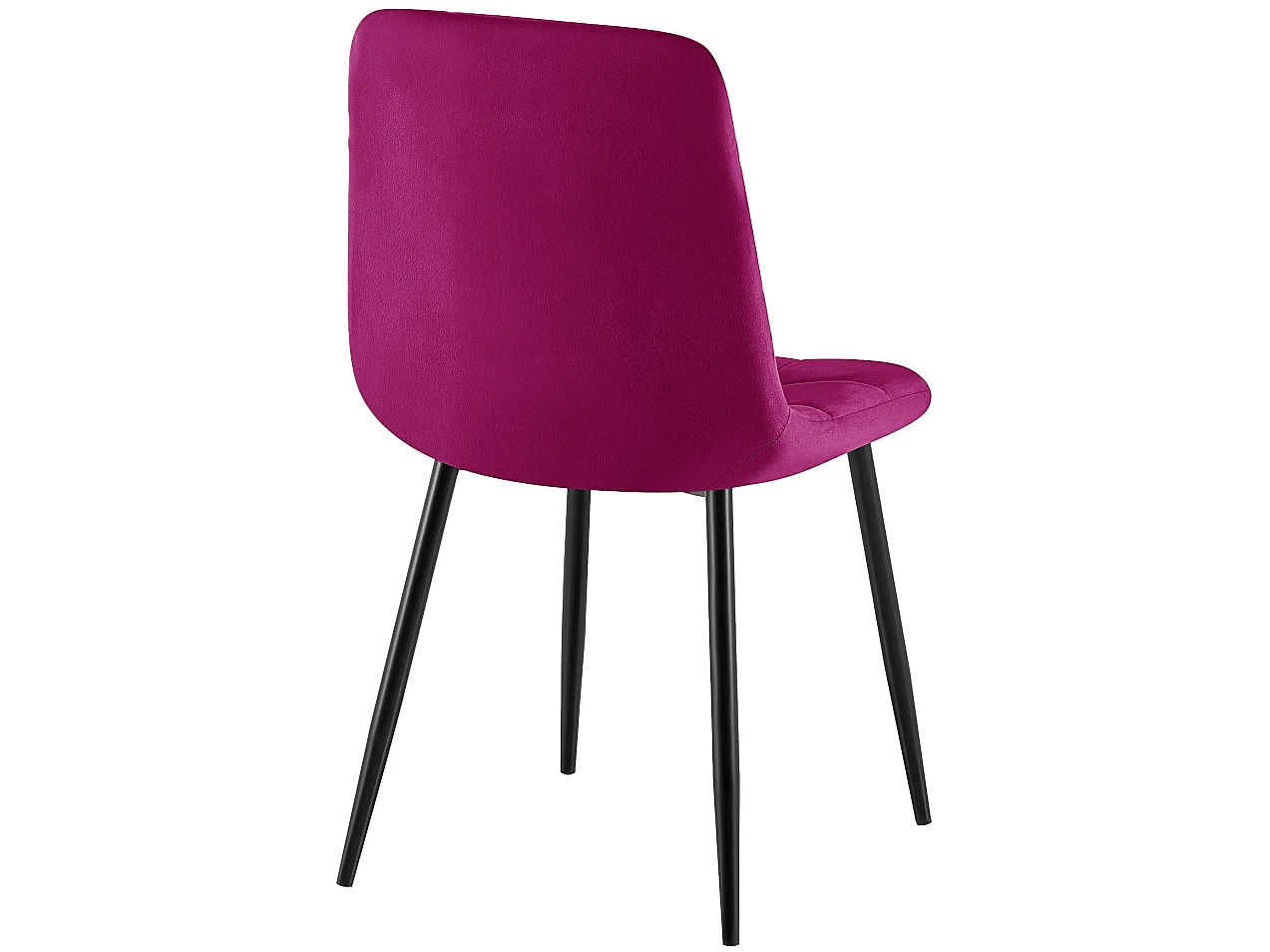 Lot de 4  chaise salle à manger - Velours - Violet - Antibes