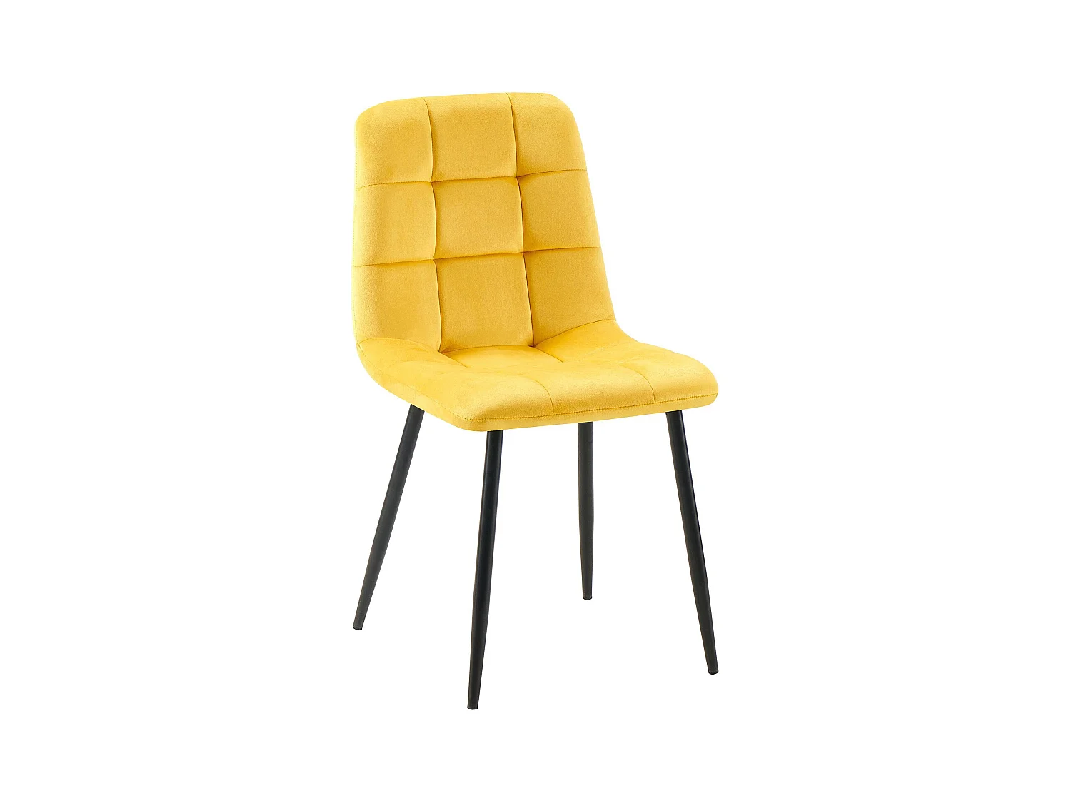chaise salle à manger - Velours - Jaune - Antibes