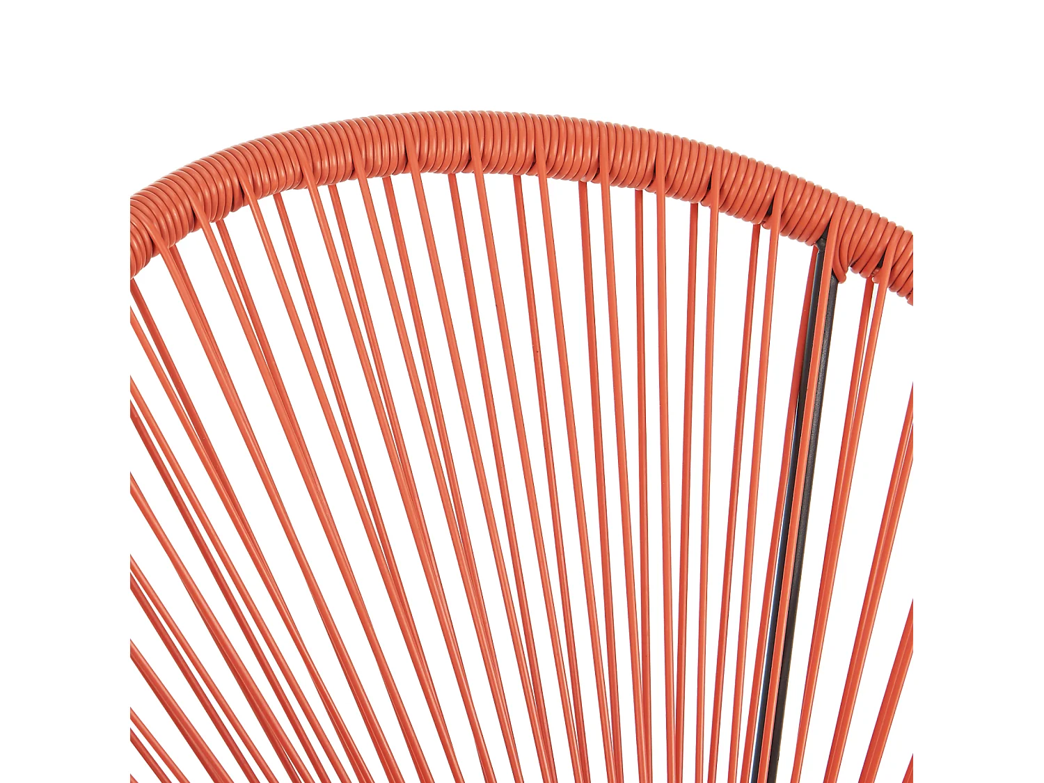 Ensemble de meubles de balcon SVITA BALI Ensemble de salon Relax Egg-Chair en osier Design Terracotta Orange