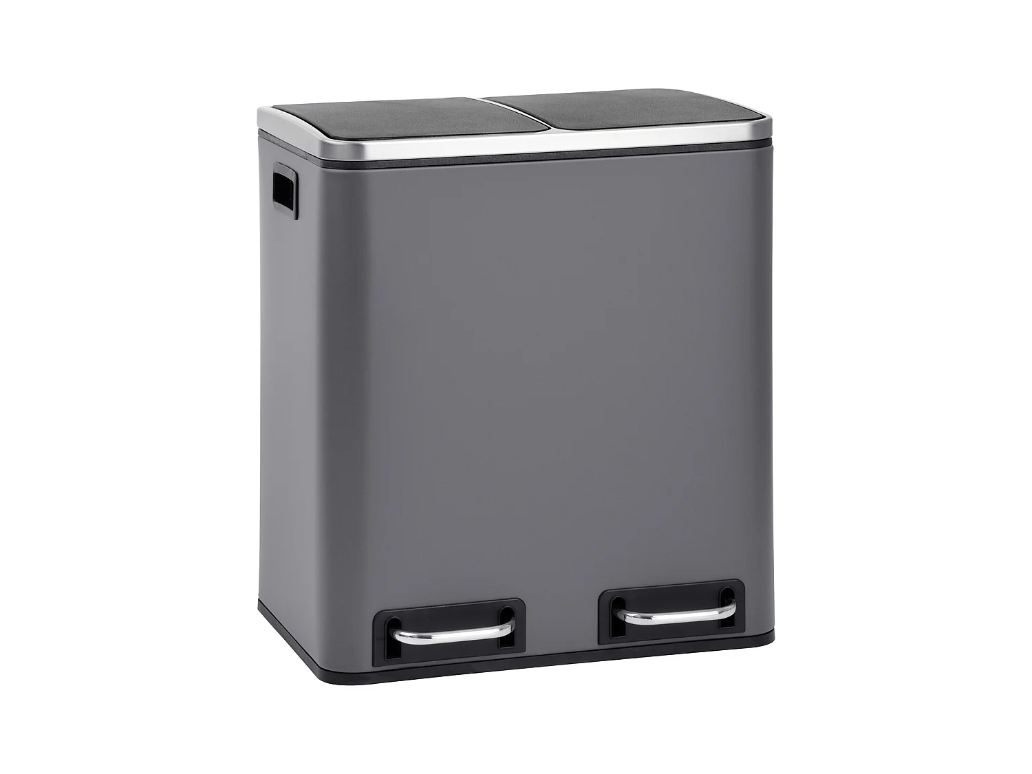 SVITA TM2X15 Poubelle 30 compartiments avec système de tri des déchets gris