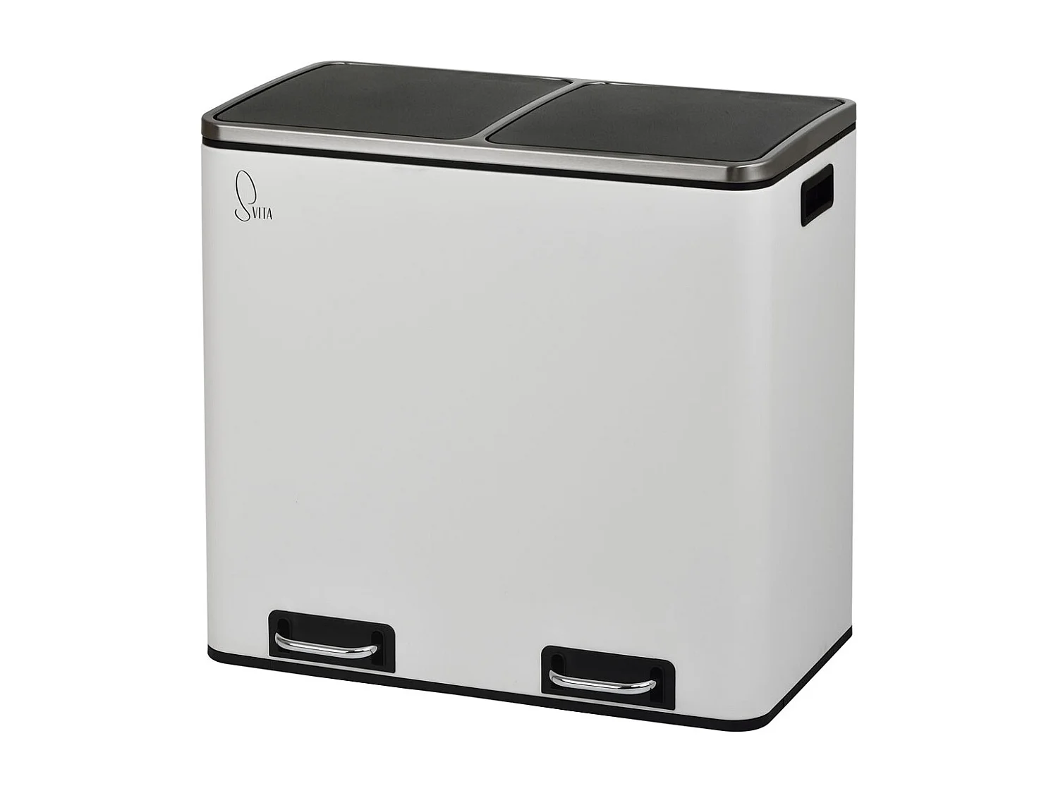 SVITA TM2X24 poubelle 48l blanc