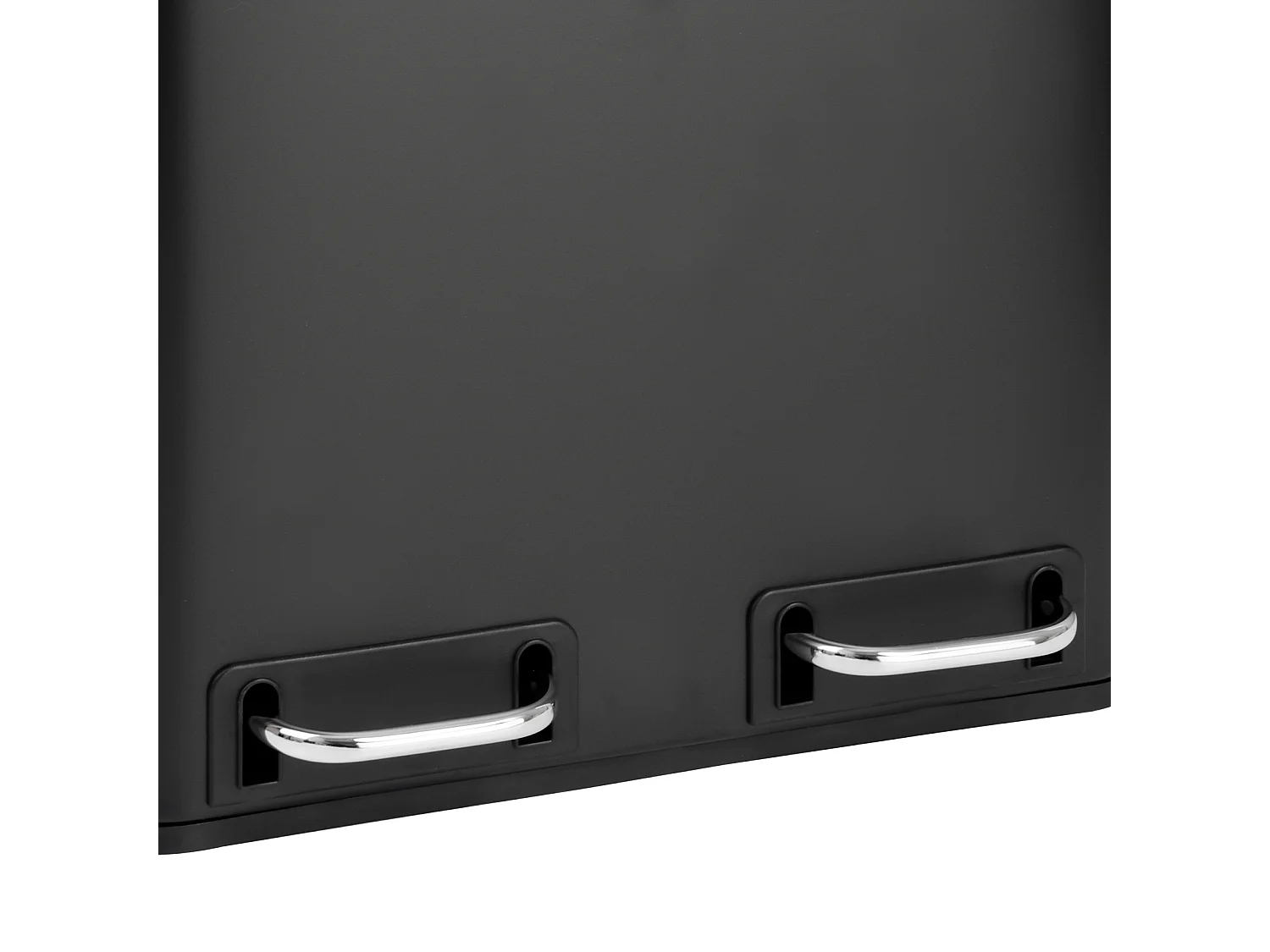 SVITA TM2X15 Poubelle 30 compartiments avec système de tri des déchets noir