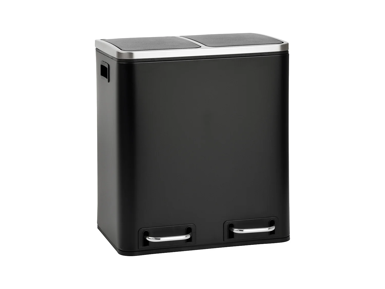 SVITA TM2X15 Poubelle 30 compartiments avec système de tri des déchets noir