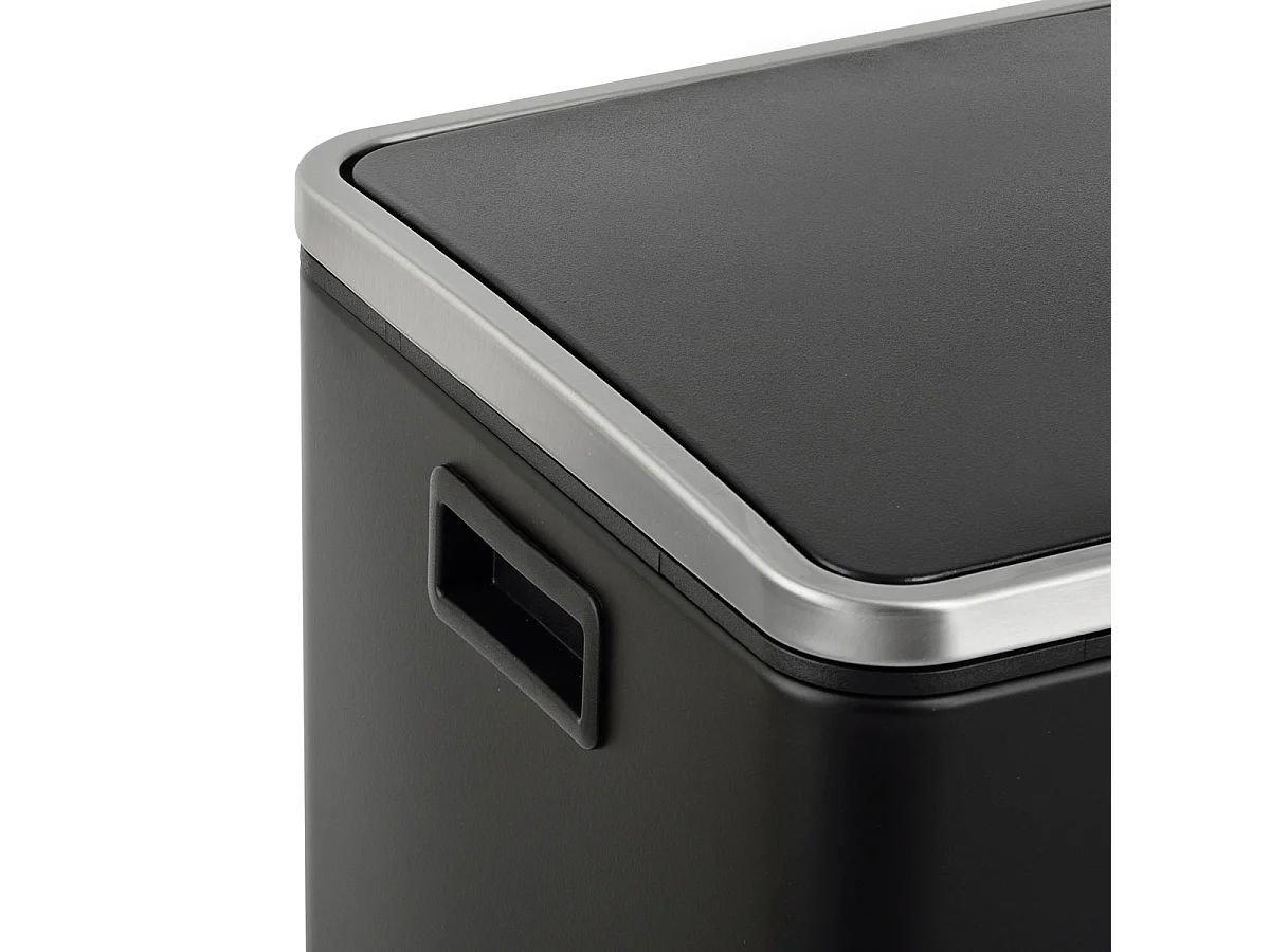 ABFALLEIMER TM2X24 Schwarz