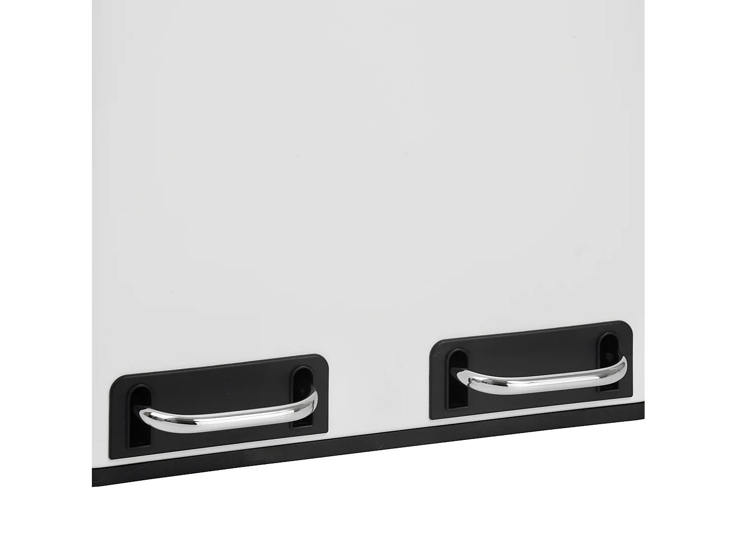 SVITA TM2X15 Poubelle 30 compartiments avec système de tri des déchets blanc