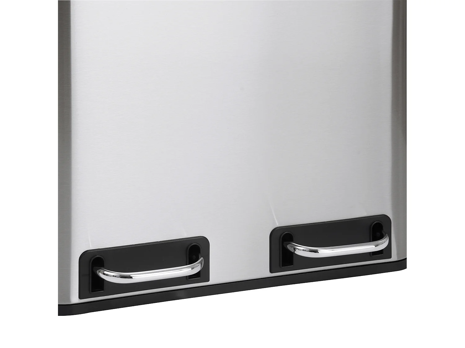 SVITA TM2X15 Poubelle 30 compartiments avec système de tri des déchets argent