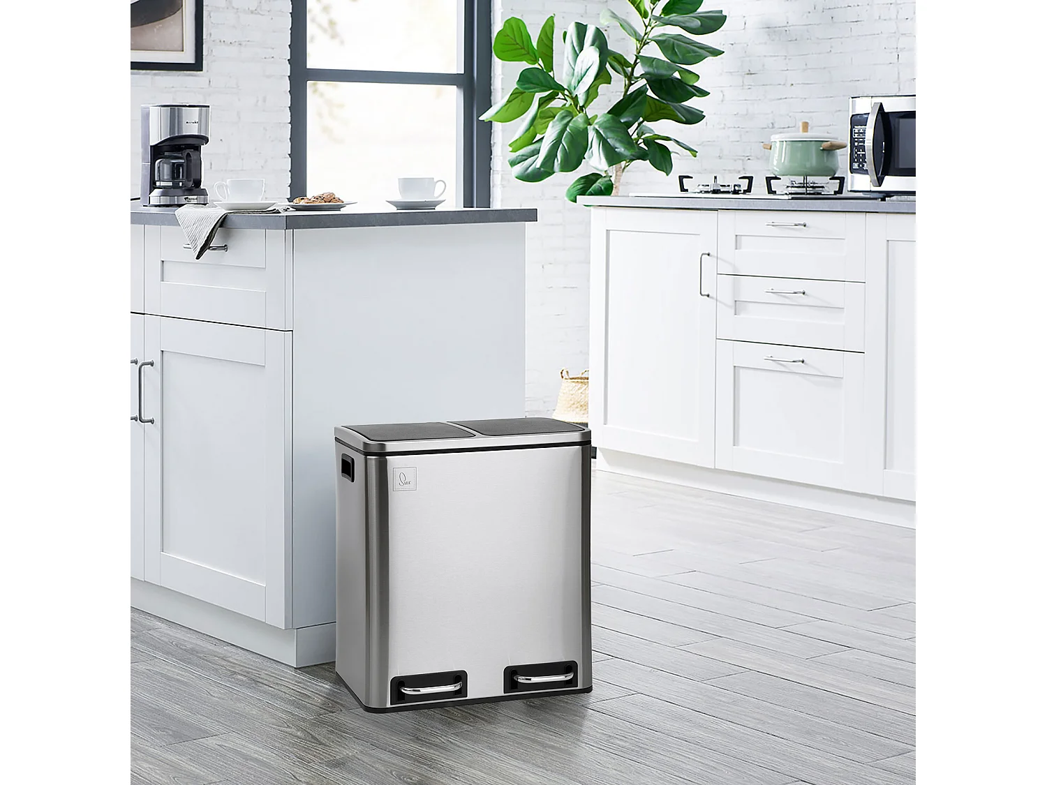 MÜLLEIMER TM2X15 Silber