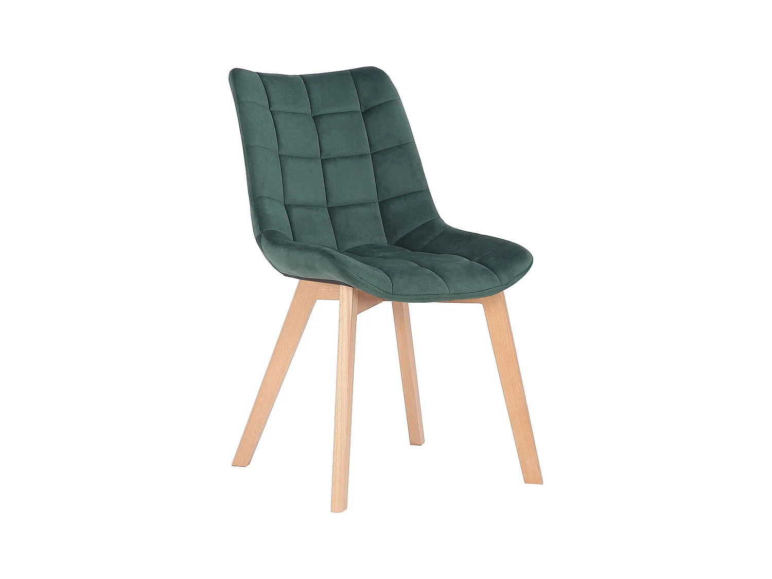 chaise salle à manger - Velours & Nature - Vert - Passaic