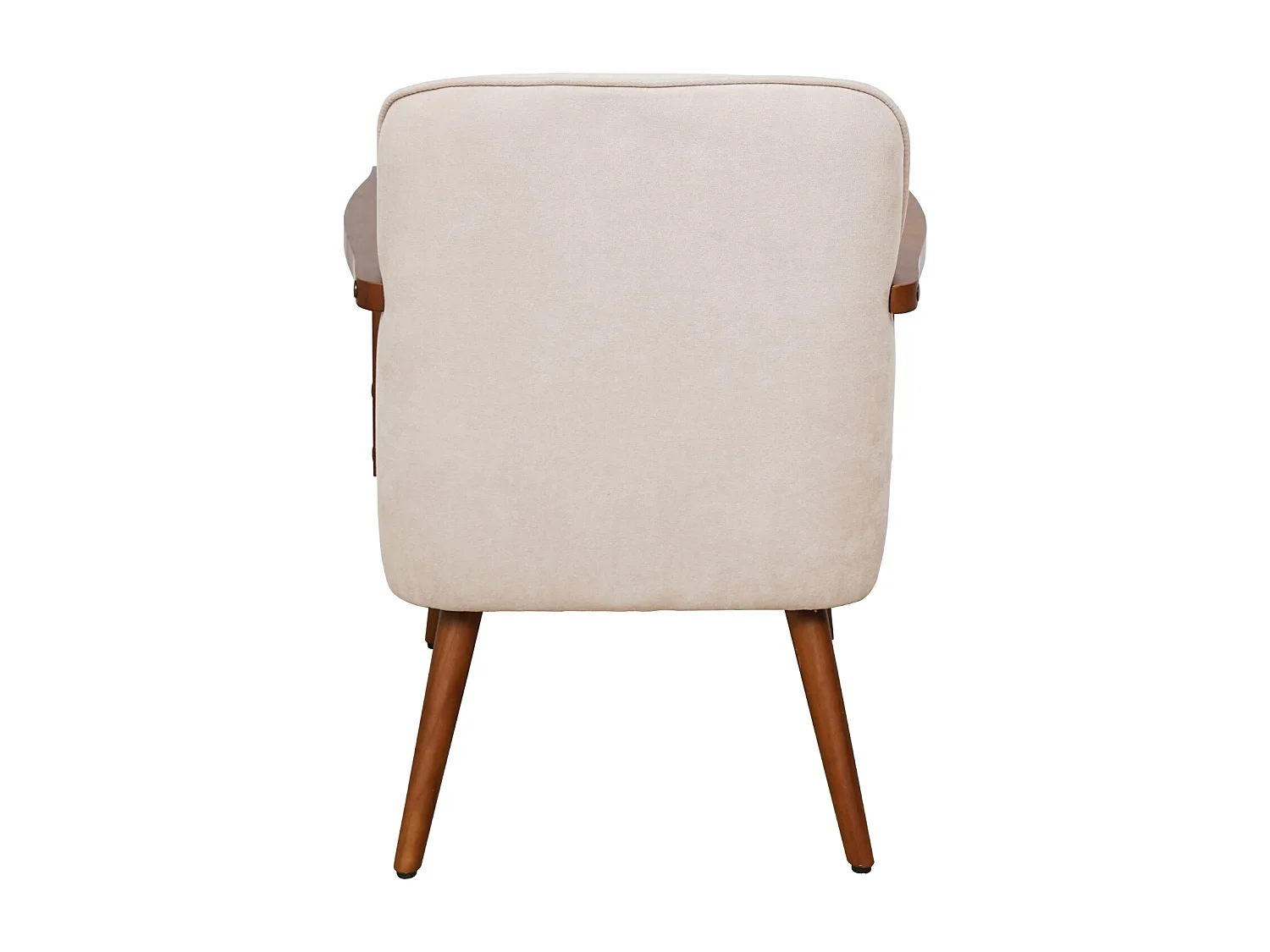 SVITA TUVA Fauteuil lounge Chaise d'accent vintage Salon Chambre à coucher Beige