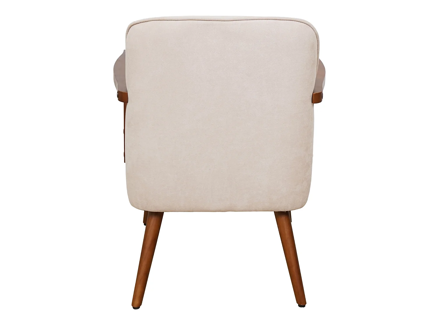 SVITA TUVA Fauteuil lounge Chaise d'accent vintage Salon Chambre à coucher Beige