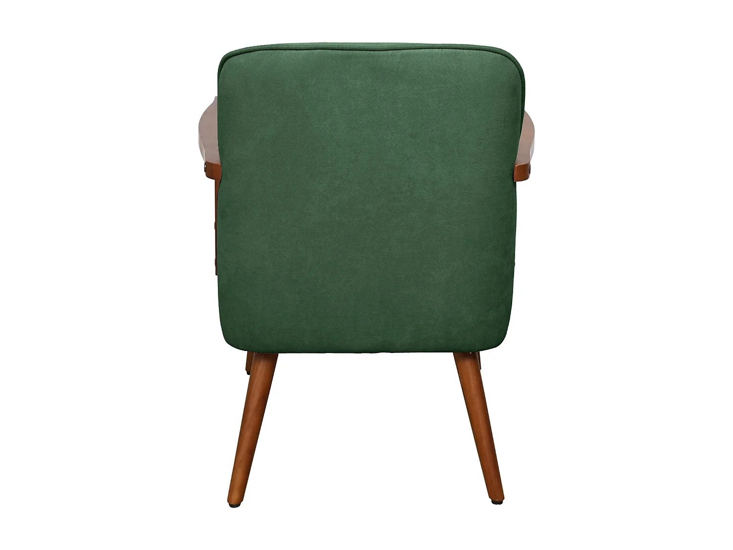 SVITA TUVA Fauteuil lounge Chaise d'accent vintage Salon Chambre à coucher Vert foncé
