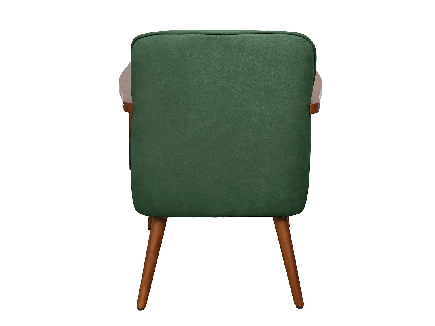 SVITA TUVA Fauteuil lounge Chaise d'accent vintage Salon Chambre à coucher Vert foncé