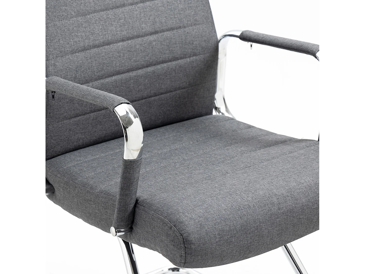 2x Chaise visiteur tissu