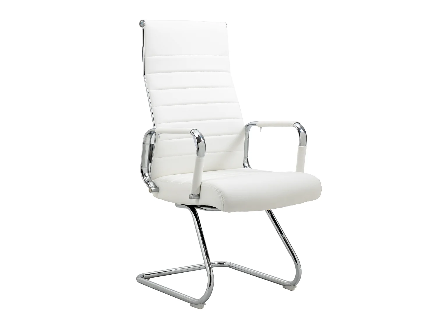 2x chaise visiteur en similicuir