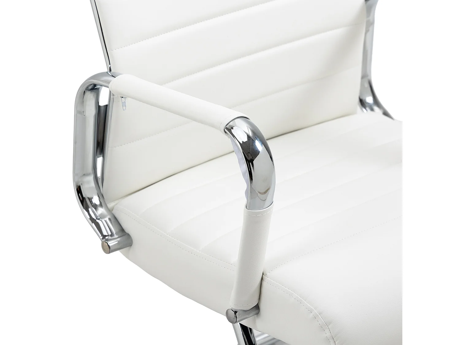 2x chaise visiteur en similicuir