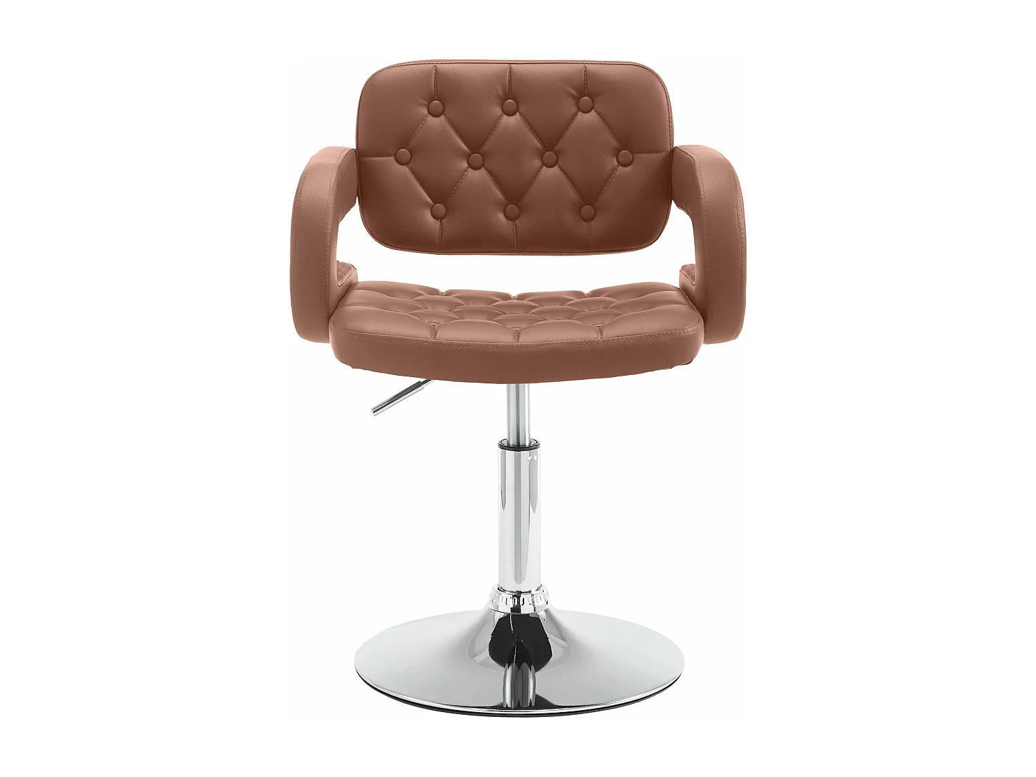 Chaise longue - Similicuir & Antique clair - Cognac - Dublin