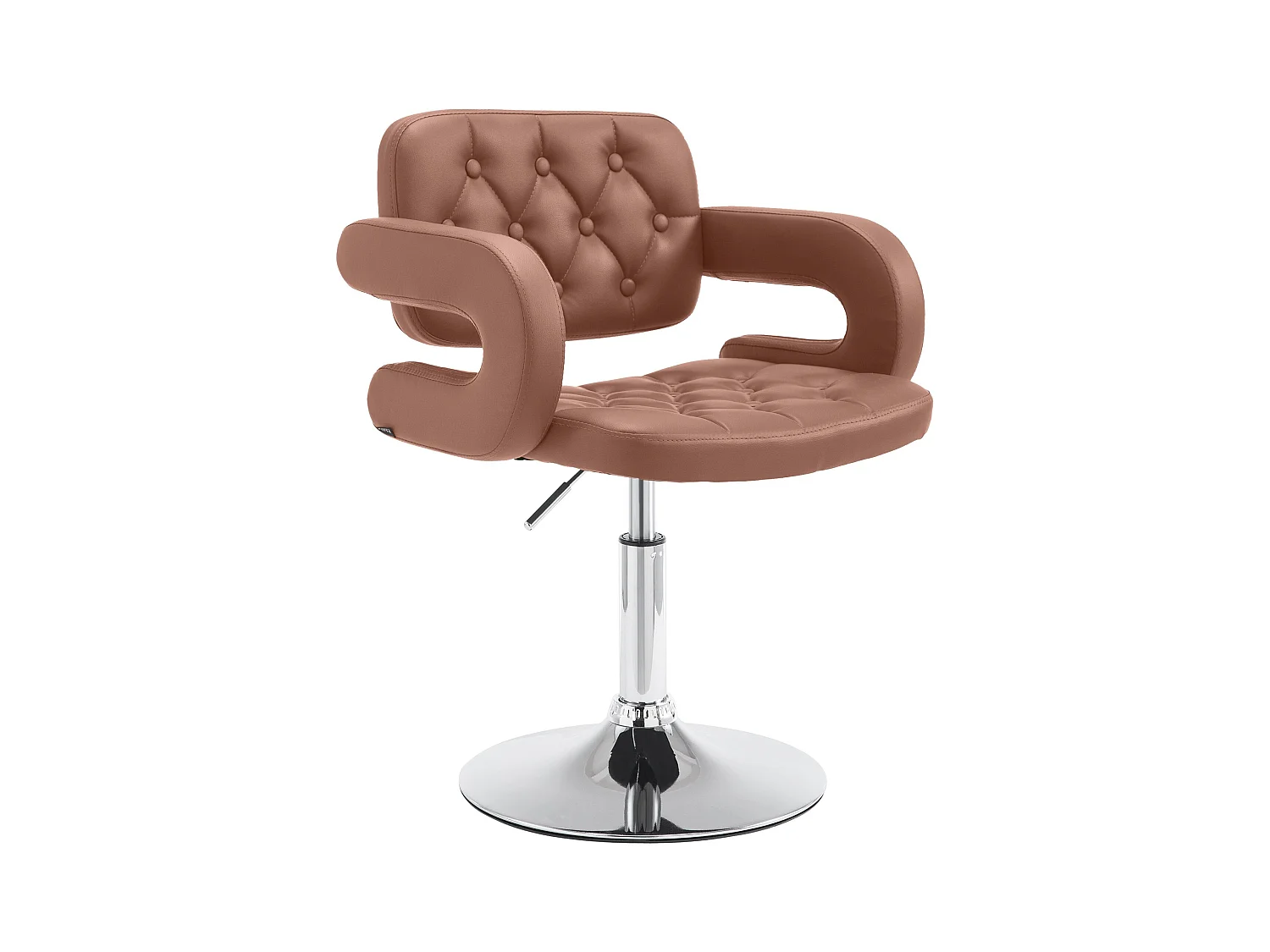 Lounger - Kunstleder & antik-hell - cognac - Dublin