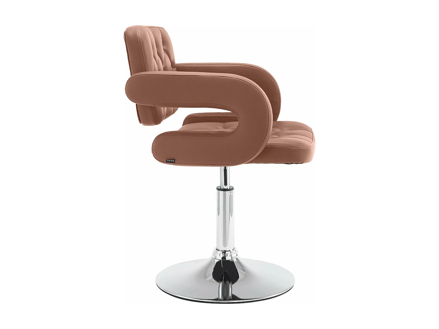 Ligstoel - Kunstleer & antiek licht - cognac - Dublin