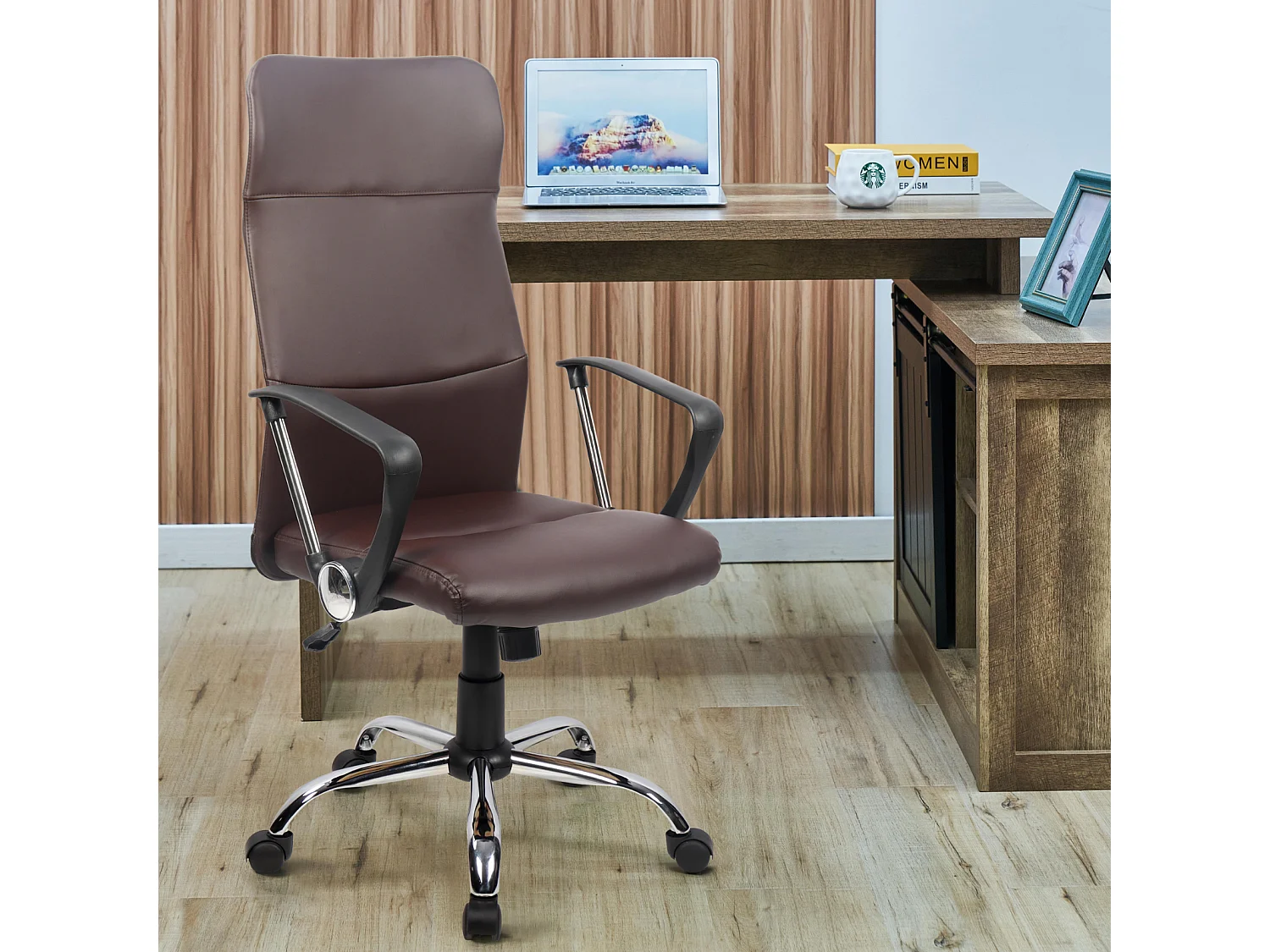 Fauteuil de direction avec roulettes