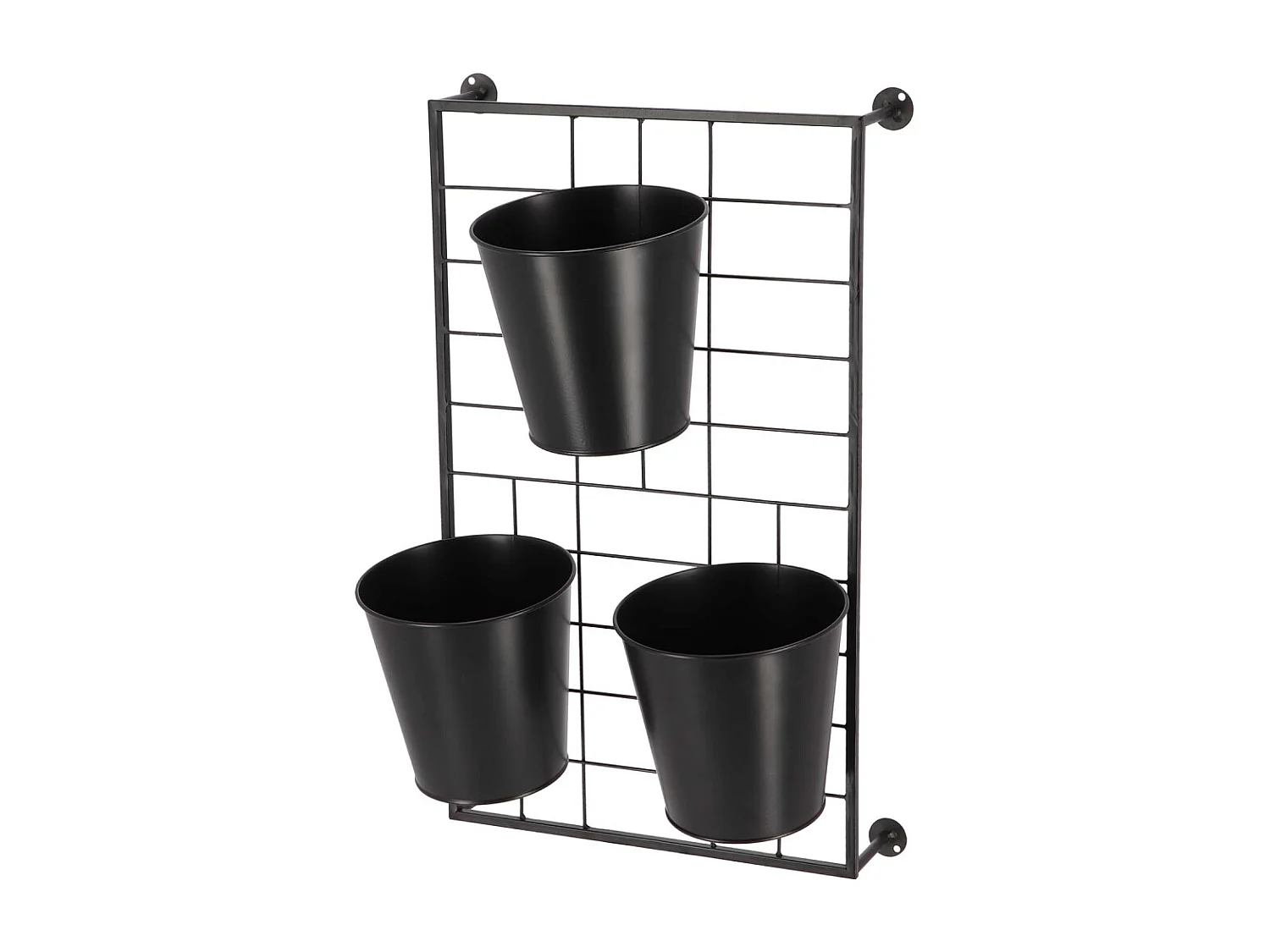 Support à plantes mural avec pots