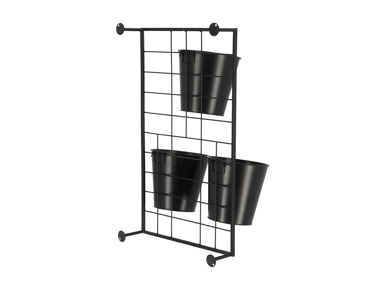 Support à plantes mural avec pots